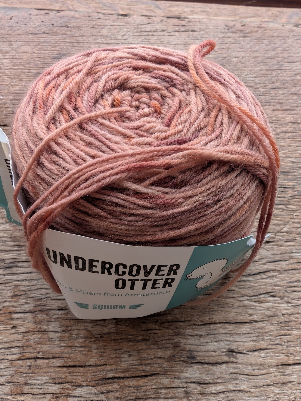 Undercover Otter Squirm Sock Yarn In Gingerdead